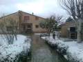 FACHADA NORTE CON NIEVE